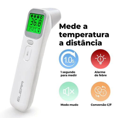 TERMÔMETRO DIGITAL INFRAVERMELHO ELERA
