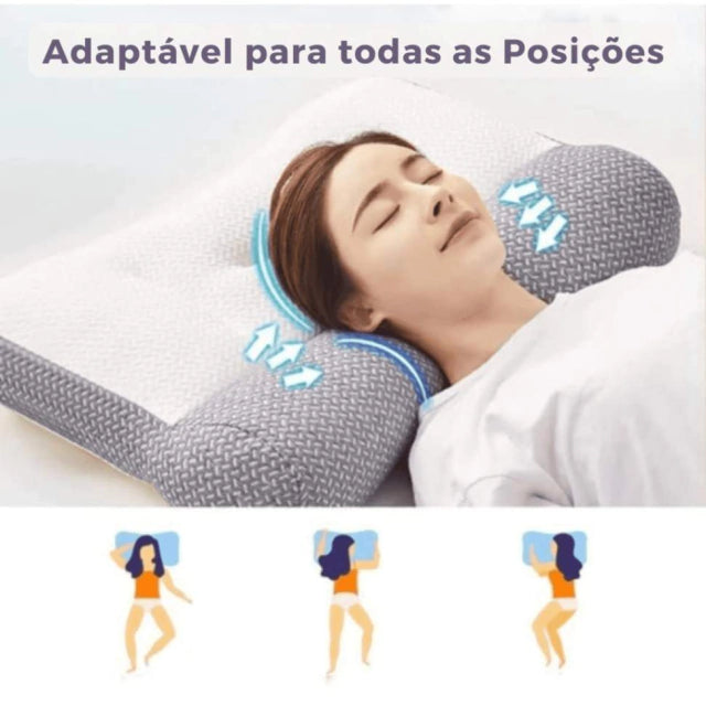 TRAVESSEIRO ERGONÔMICO ORTOPÉDICO MAX PILLOW