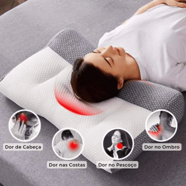 TRAVESSEIRO ERGONÔMICO ORTOPÉDICO MAX PILLOW